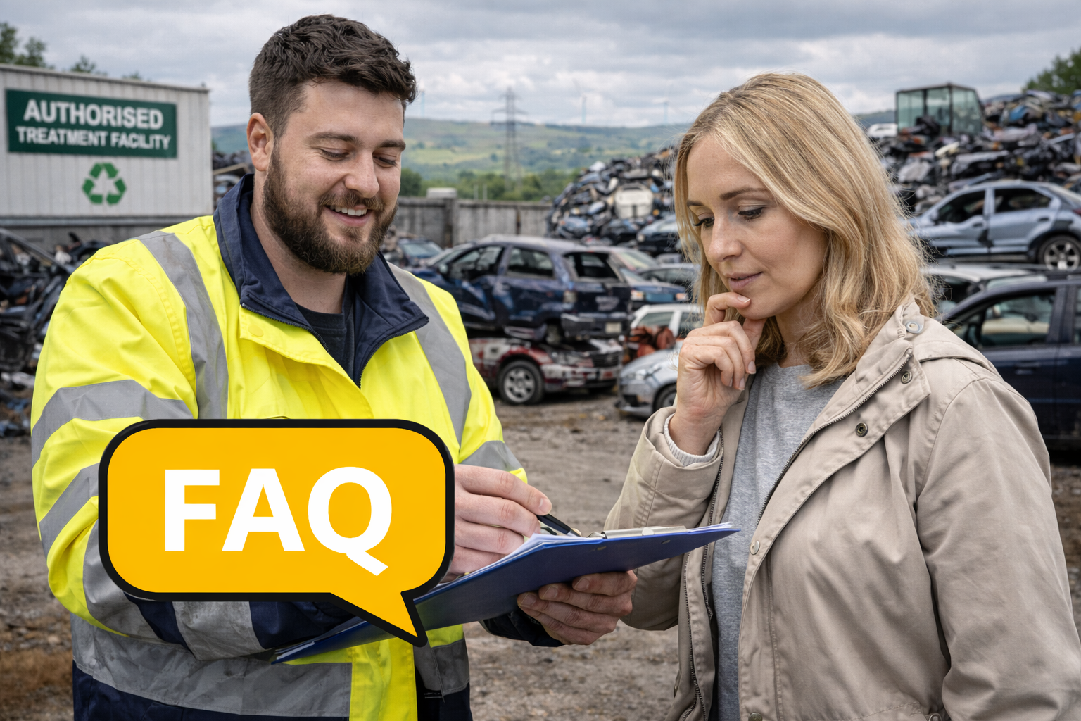 Scrap car FAQs and advice in Haslingden